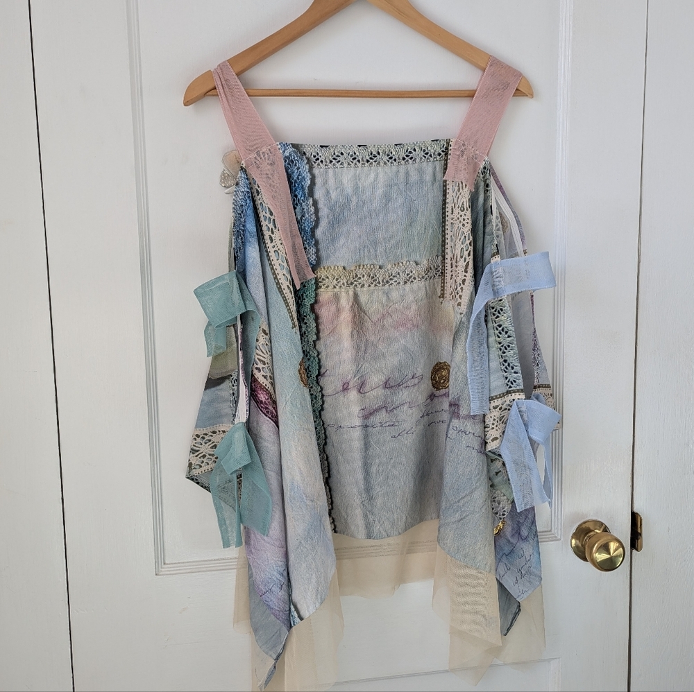 IPNG Never Enough Shawl Blouse Butterfly Fairycore Garden Party One Size - Picture 8 of 10